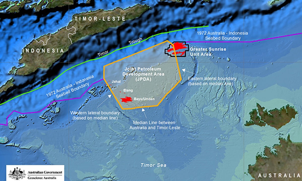 Java Timor Map Timor Sea Map