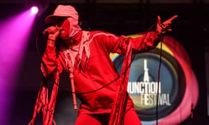 Gazelle Twin performing at the Late Junction festival, March 2019.