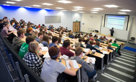University students in a lecture