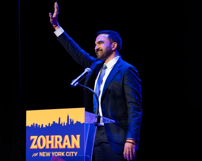 British leftwingers elated by Zohran Mamdani’s victory in New York, with some saying election has lessons for Labour – UK politics live