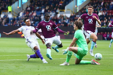 Ollie Watkins scores for Aston Villa.