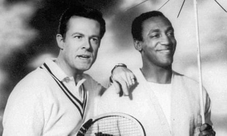 This undated file photo originally released by NBC shows Robert Culp, left, and Bill Cosby starring as a team of American agents in the 1960’s television series, I Spy