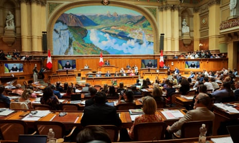 The Swiss parliament hears from Volodymyr Zelenskiy