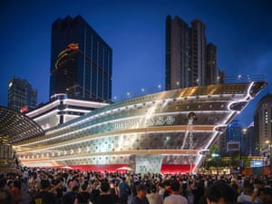 The Louis, a large boat-shaped flagship Louis Vuitton store in Shanghai