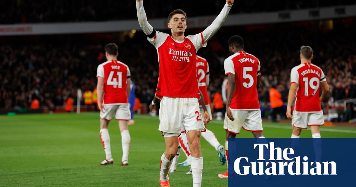 Havertz and White run riot for Arsenal to crush Chelsea in boost to title hopes | Premier League | The Guardian