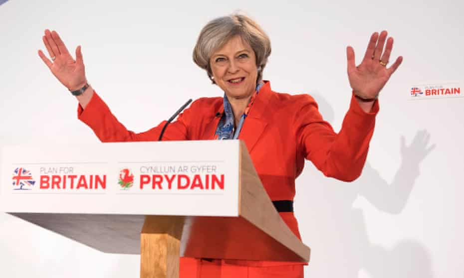May addresses the Conservative spring conference in Cardiff