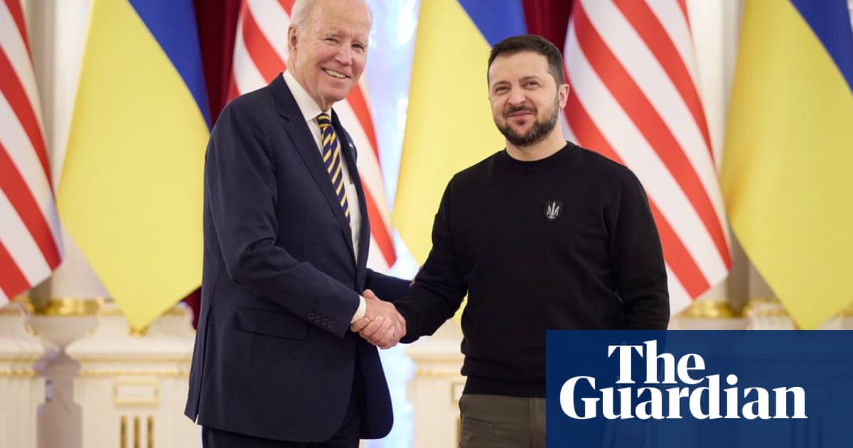 Joe Biden visits Kyiv in major show of support for Ukraine