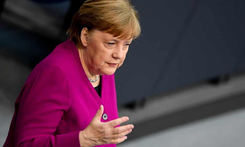 The German chancellor, Angela Merkel