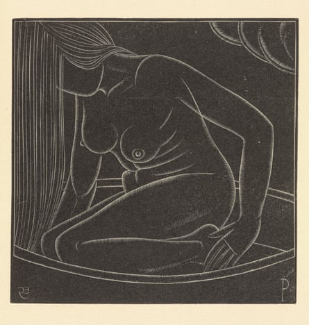 Eric Gill’s Girl in Bath II, 1923 – the model for which was his daughter Petra.