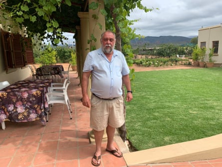 Kobus Potgieter, 59, a guesthouse owner and farmer.
