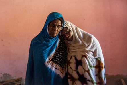 Fatimatou and her daughter Mbarka, above, were slaves to a family in the Aleg region of Mauritania