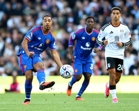 Tielemans in action with Fulham's King.