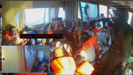 Moment IDF Askerler Kurulu Gazze Yardım Filo Gemileri - Video