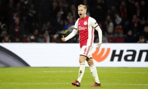 Manchester United Agree 35 7m Fee To Sign Donny Van De Beek From Ajax Football The Guardian