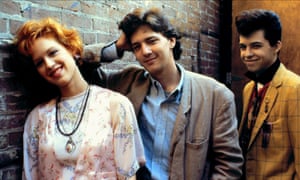Molly Ringwald, Andrew McCarthy and Jon Cryer in Pretty in Pink.