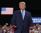 President delivers familiar address to rally attendees and faces more protesters; NAACP denounces remarks from Trump and…