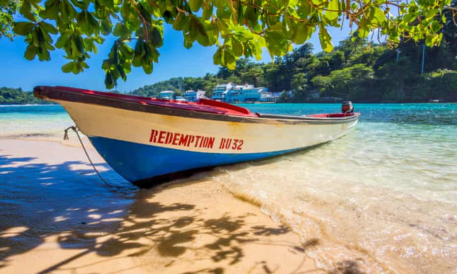 A beach near Port Antonio, Jamaica.