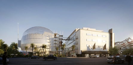 Dazzling new mecca … Renzo Piano’s Academy Museum of Motion Pictures.