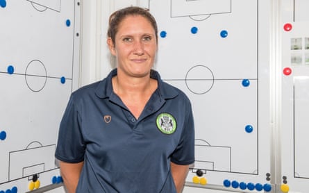 Forest Green’s academy manager, Hannah Dingley, says: ‘You’ve seen players banned for saying things they didn’t even know were discriminatory.’
