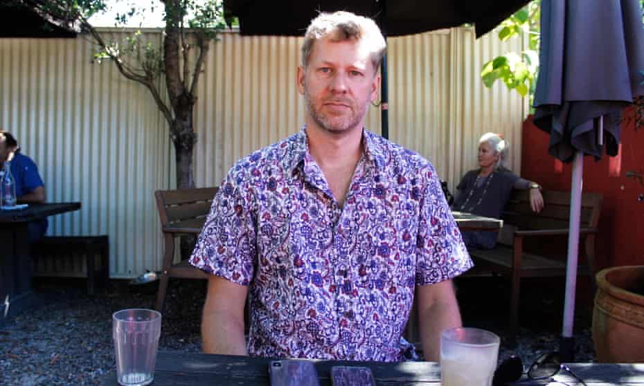 Byron council acting mayor Michael Lyon at a cafe called The Other Joint in Mullumbimby, Byron Shire,