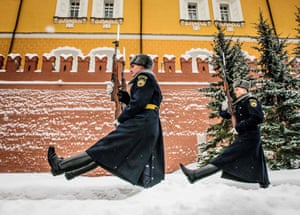 Moscow, Russia Honour guards