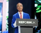 Reform suspends two officials over donations sting as Farage admits their comments ‘don’t look good’ – UK politics live