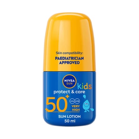 NIVEA SUN Kids Caring Roll-On Sun Cream 50+, 50ml.
