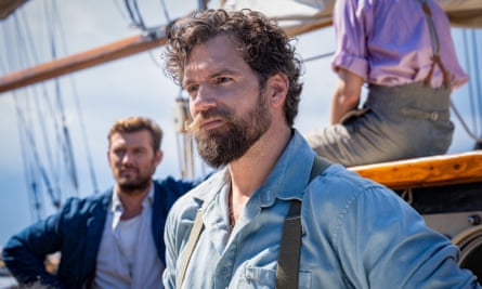 Alex Pettyfer and Henry Cavill in The MInistry of Ungentlemanly Warfare.
