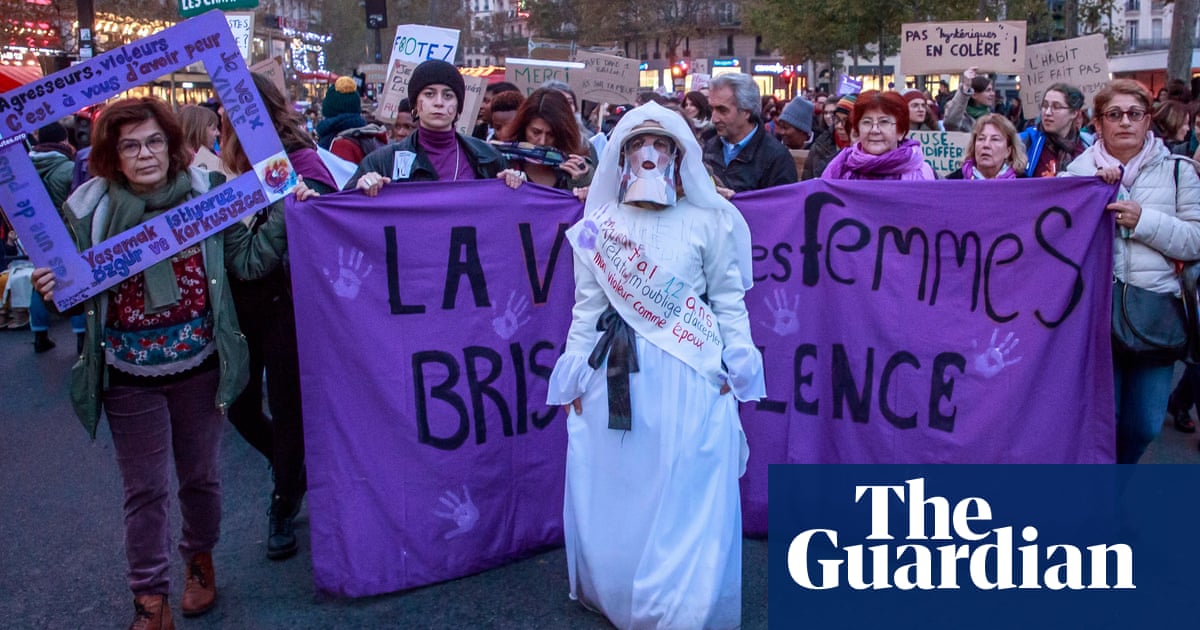 'France's shame': thousands protest against gender violence