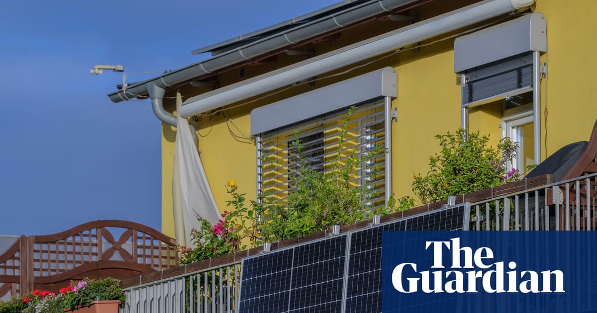 Plug-in balcony solar panels to go on sale in UK for first time