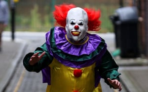 Creepy clowns will be spreading from the news into Halloween.