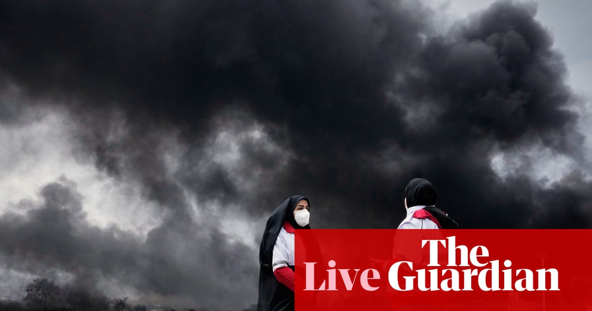Middle East crisis live: oil spill warning after tanker attacked in Dubai; explosions in Tehran and Jerusalem amid wave of attacks