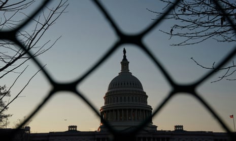The US Capitol on First Day of Impeachment<br>The U.S. Capitol building exterior is seen at sunset as members of the Senate participate in the first day of the impeachment trial of President Donald Trump in Washington, U.S., January 21, 2020. REUTERS/Sarah Silbiger.