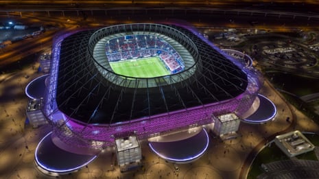 The Ahmad Bin Ali stadium, 90% of whose construction materials were recycled.