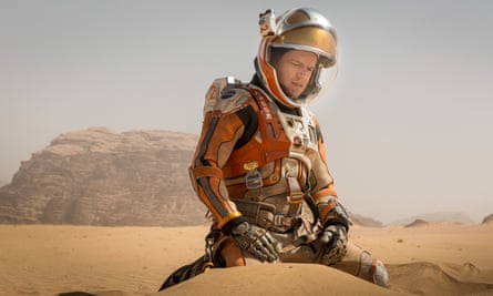 Matt Damon in The Martian, filmed in Jordan and Hungary.