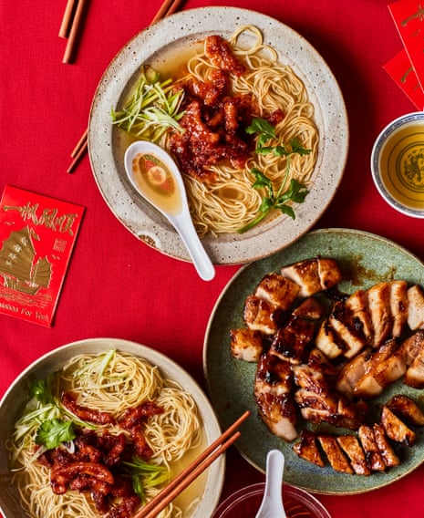 Barbecue pork and noodle broth: Amy Poon's char siu and zha jiang noodle  recipes | Food | The Guardian