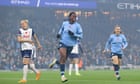 Khadija Shaw hat-trick fires Manchester City to emphatic WSL win over Spurs