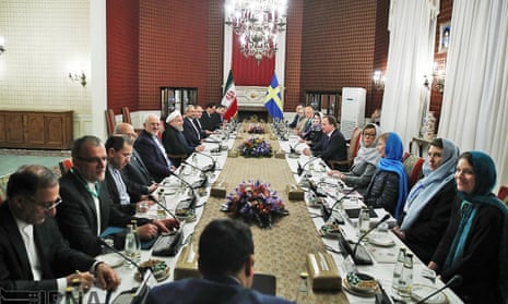 Iran Swedish delegation