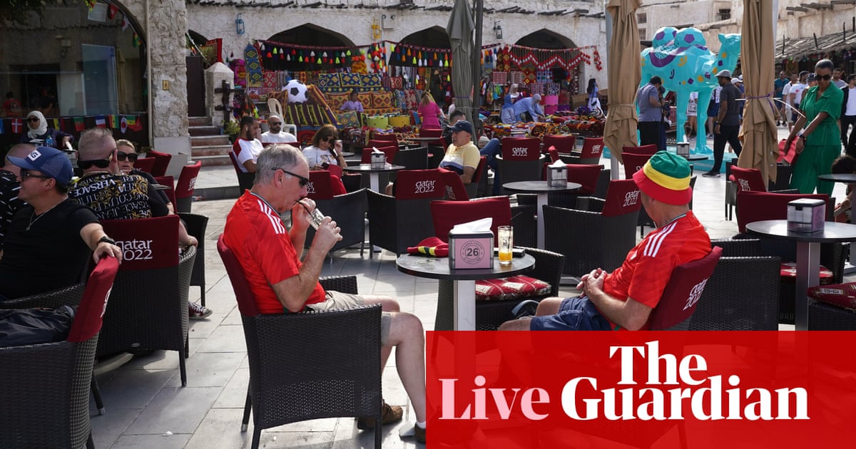 World Cup 2022: countdown to Wales v England, plus Iran v USA – live