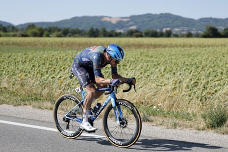 Jasper Stuyven in action during stage 17 of the Tour de France