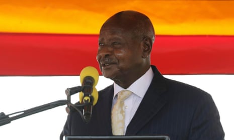 The Ugandan president, Yoweri Museveni.