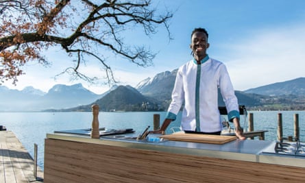 Sacko on his TV show Cuisine Ouverte