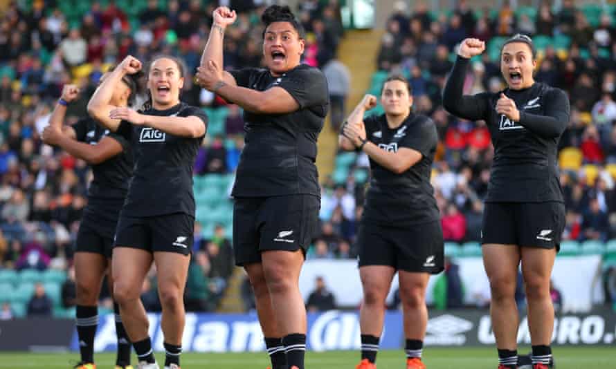 Te Kura Ngata-Aerengamate (front) has detailed the lack of support she received while on tour with New Zealand