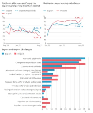 ONS survey of import and export challenges