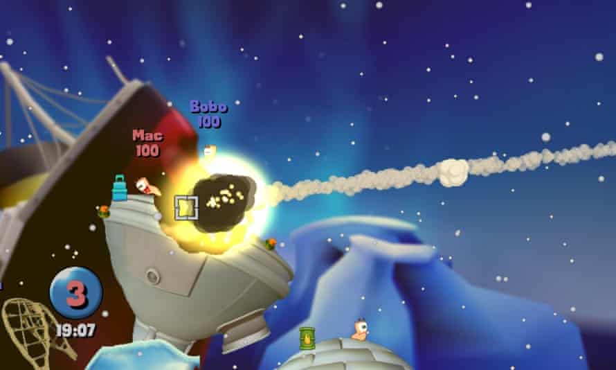 Worms on the Xbox 360.