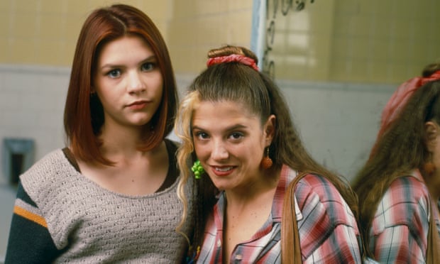 Claire Danes as Angela and AJ Langer as Rayanne in My So-Called Life