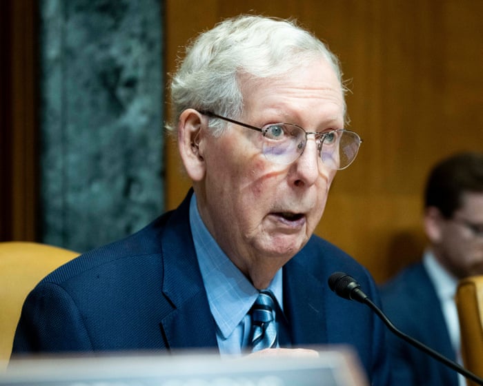 Mitch McConnell receiving medical care after being admitted to hospital