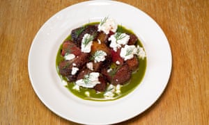 ‘Roasted over the coals’: beetroot.