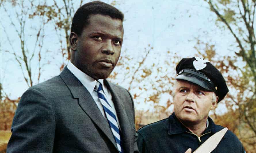 Sidney Poitier and Rod Steiger in In the Heat of the Night