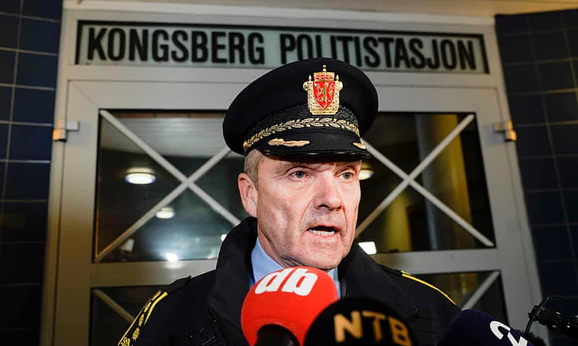 Øyvind Aas, the Kongsberg police chief